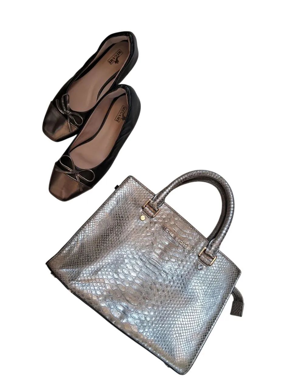 Bolsa Michael Kors prata - Foto 2