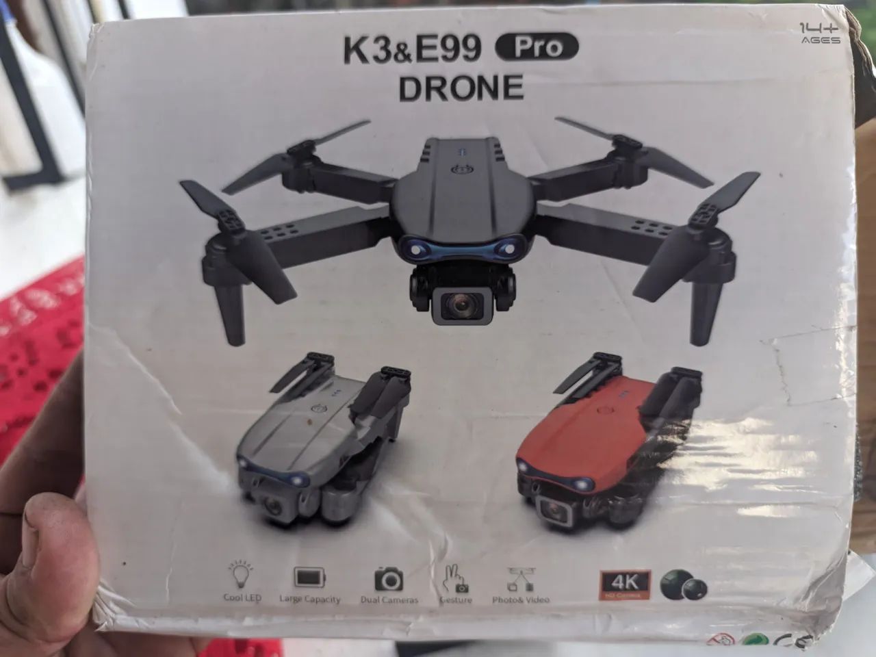 Mini Drone E99/k3 Pro dobravel - Foto 5