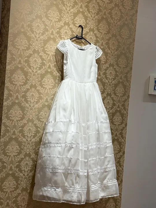 Vestido de festa infantil branco