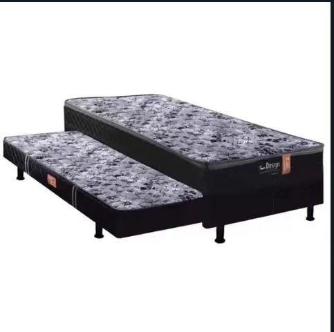 Cama Com auxiliar Black
