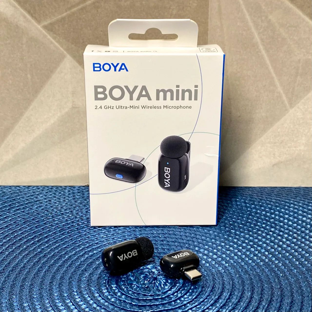 Microfone de Lapela Boya Mini USB-C