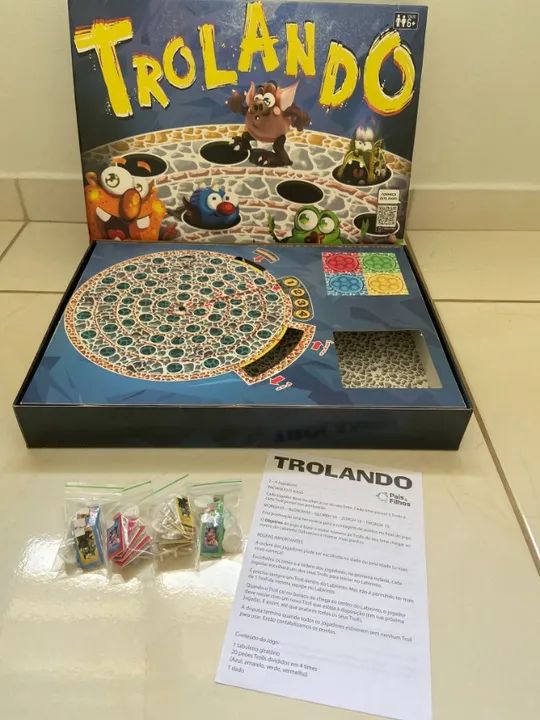 Jogo De Tabuleiro Trolando