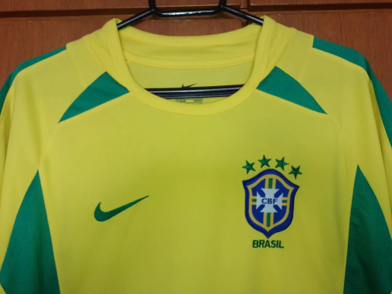 Camisa do Brasil 2002 Tam G - Foto 2