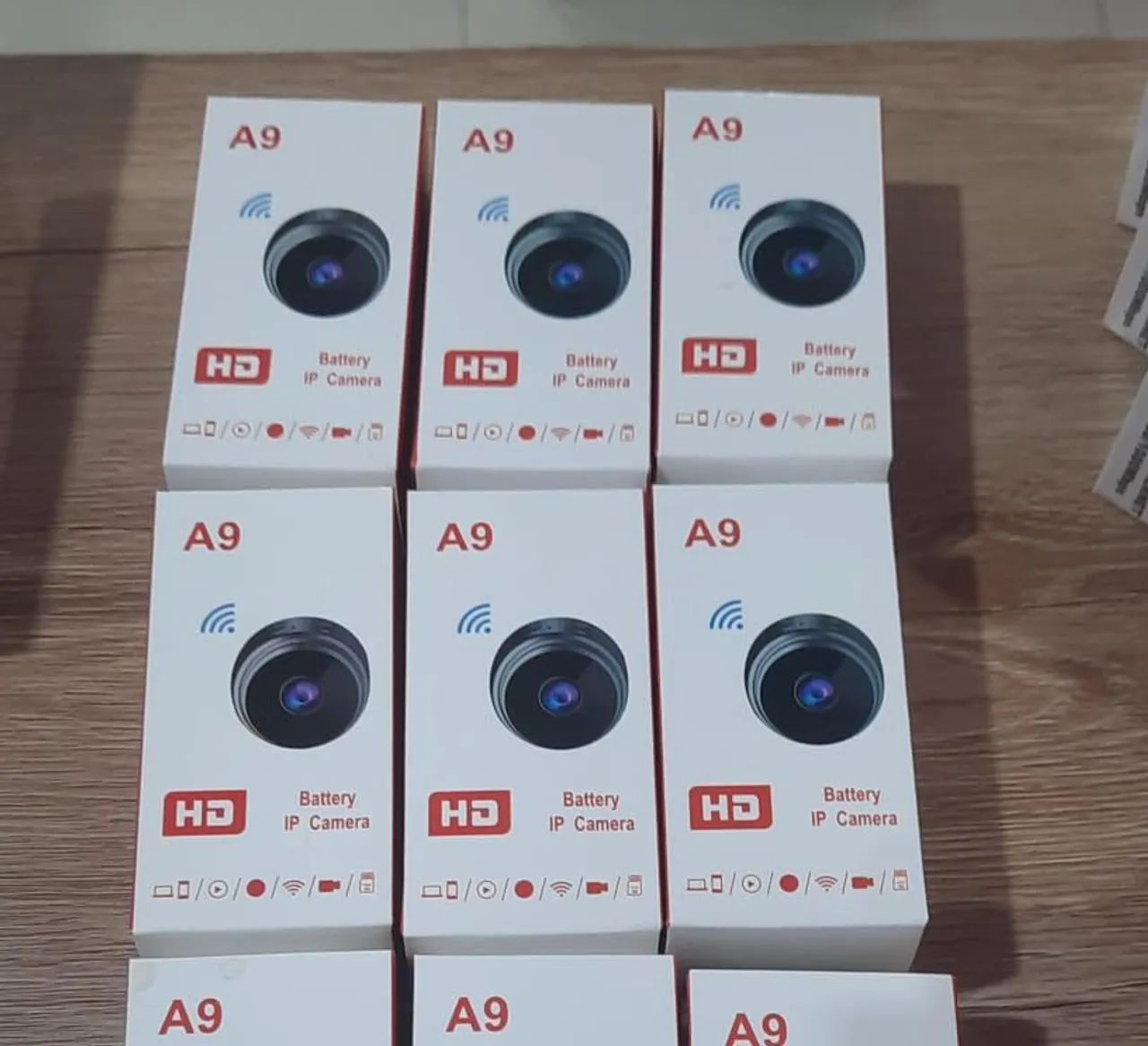Câmera A9 HD IP com Bateria - Compacta e Discreta