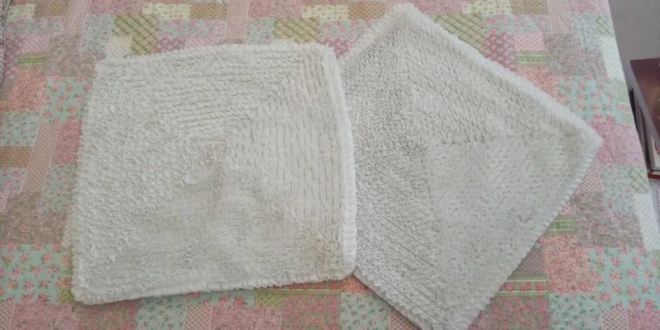 2 capas de almofada brancas da Cobra e Lagartos