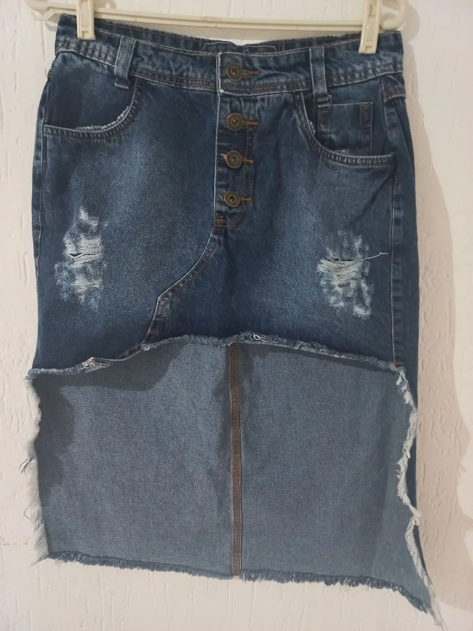 Saia Jeans Destroyed