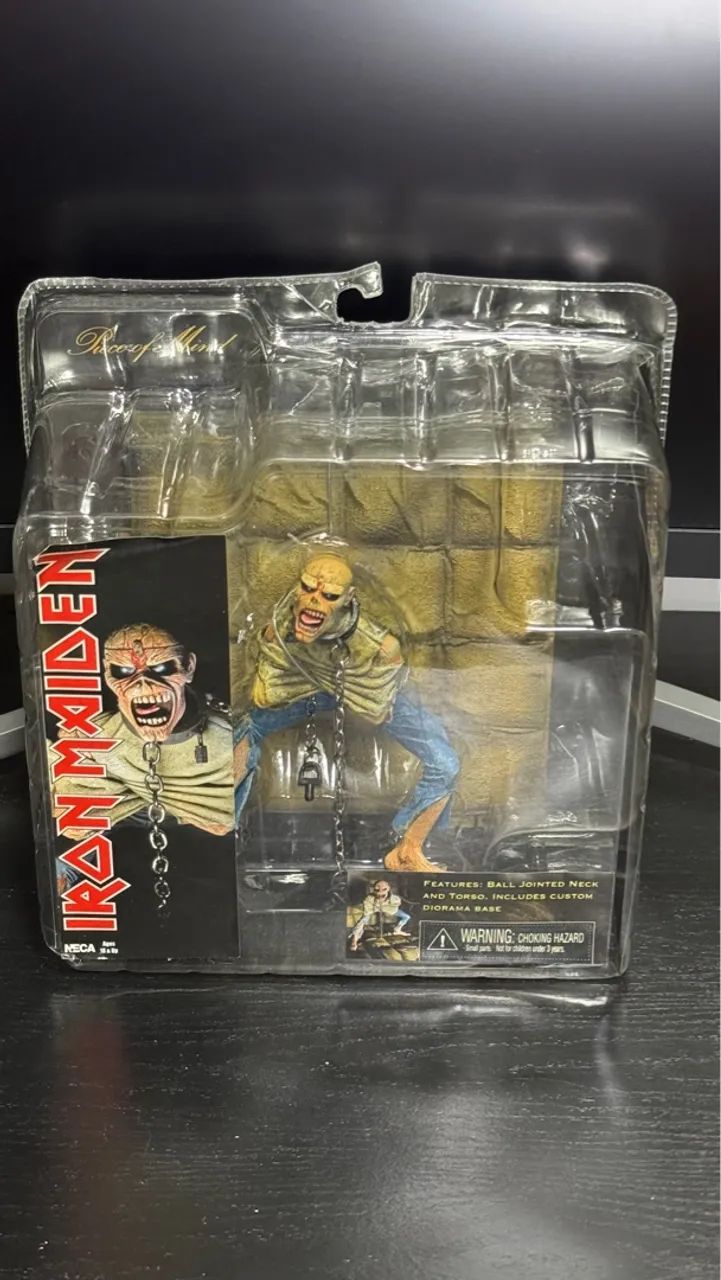 Boneco Eddie Iron Maiden Piece Of Mind Neca Lacrado Cod Tany