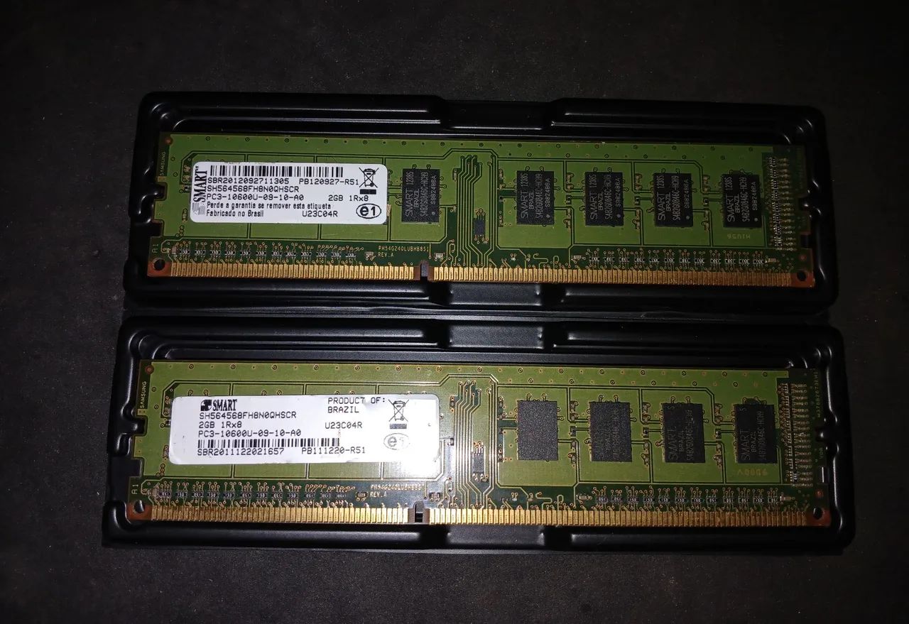 Memórias RAM 1333MHz 2x 2gb - Foto 5