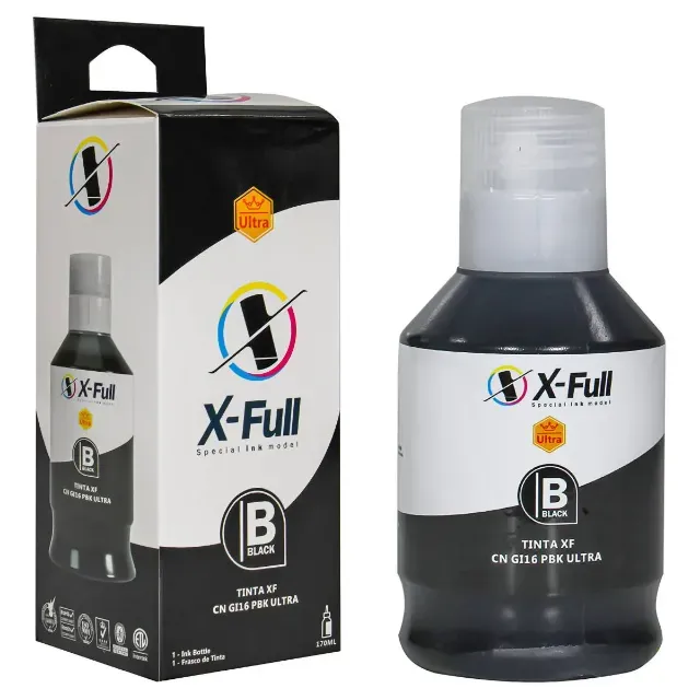 Tinta preta 170 ml canon GX5010 6010 7010 pigmentada