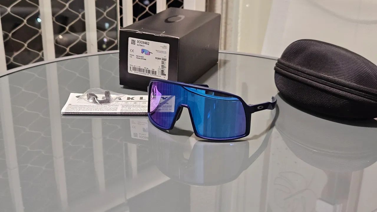 Óculos de Sol Oakley Sutro S Matte Navy Prizm Sapphire - Foto 2