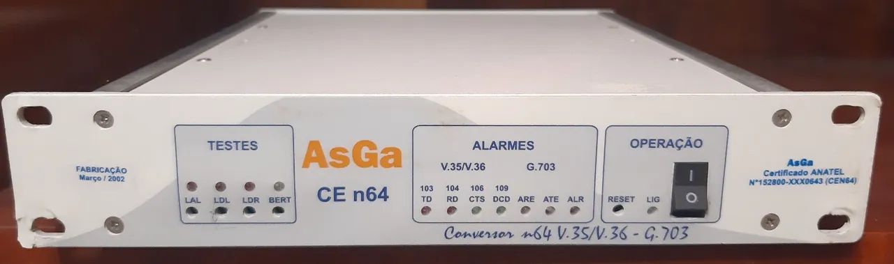 Modem Asga Ce N64 G.703- Usado