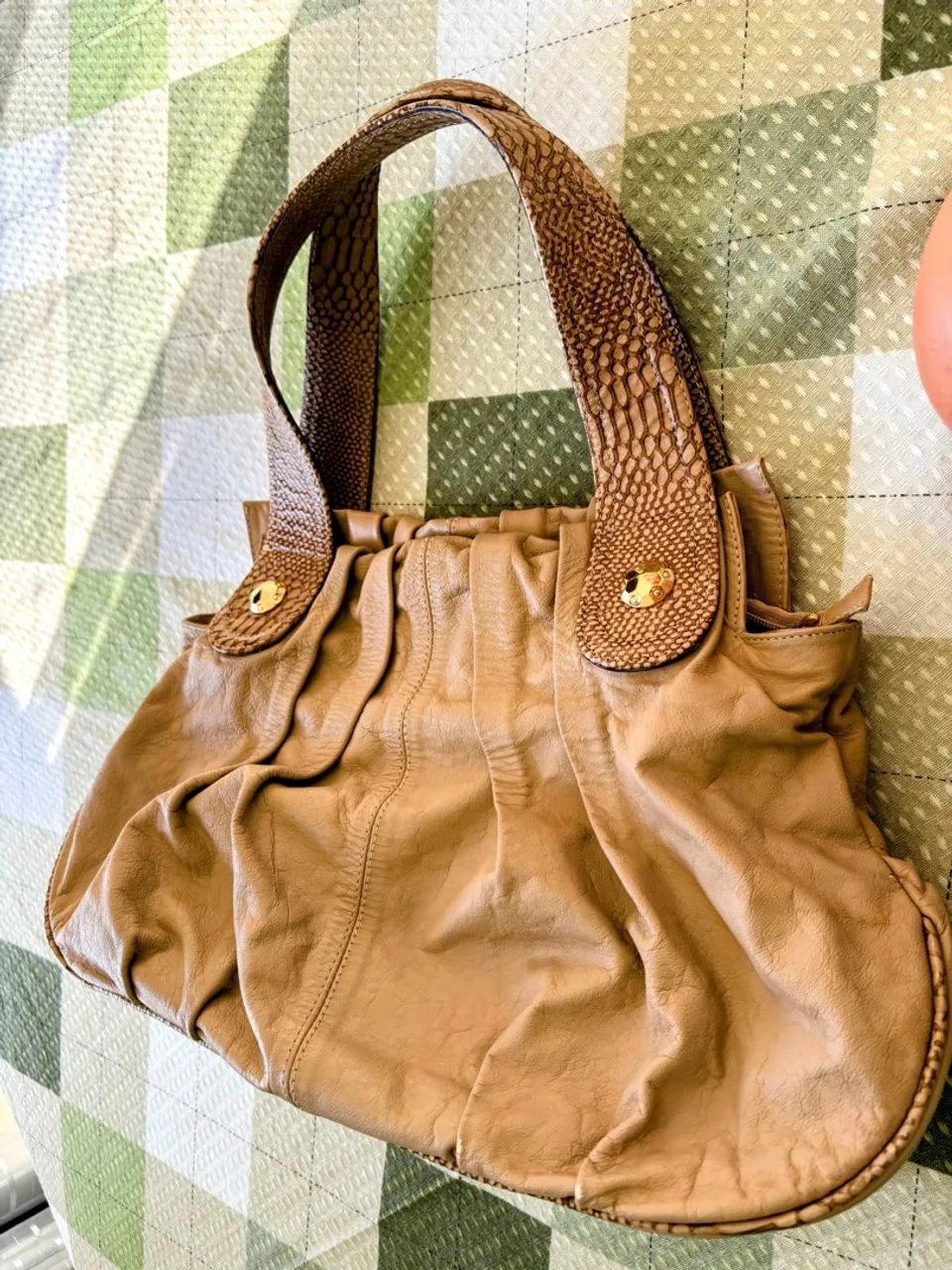 Bolsa de Ombro AD Andaluzia - Couro Legítimo - Foto 2
