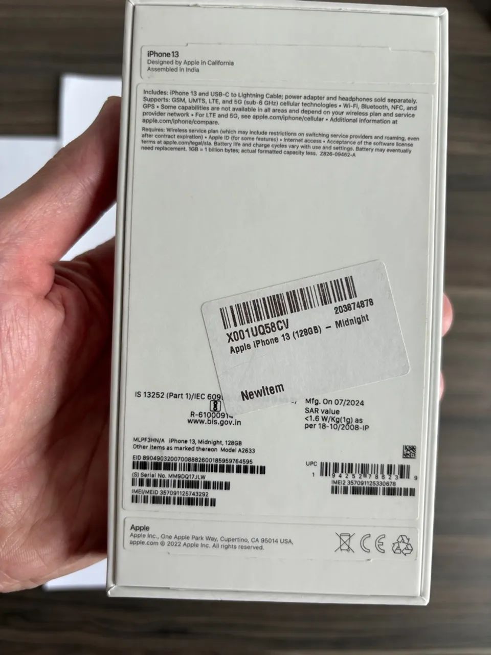 iPhone 13 128Gb NOVO (nunca usado) - Foto 2