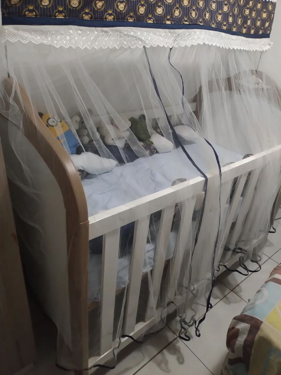 Berço com Mosquiteiro para Bebê - Foto 2