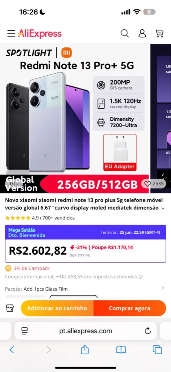 Redmi note 13 pro Plus 5G