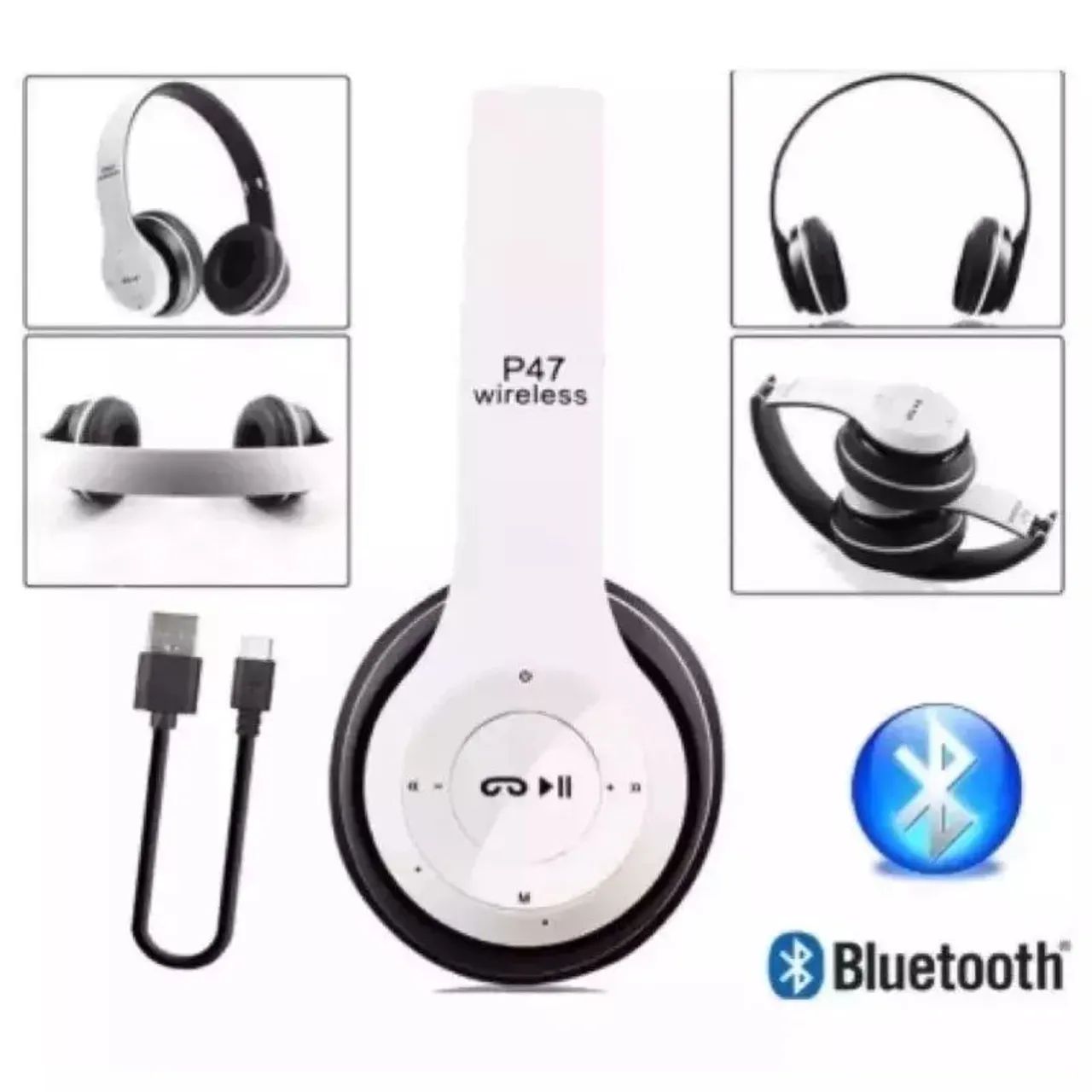 Fone de ouvido bluetooth P47 - Foto 2