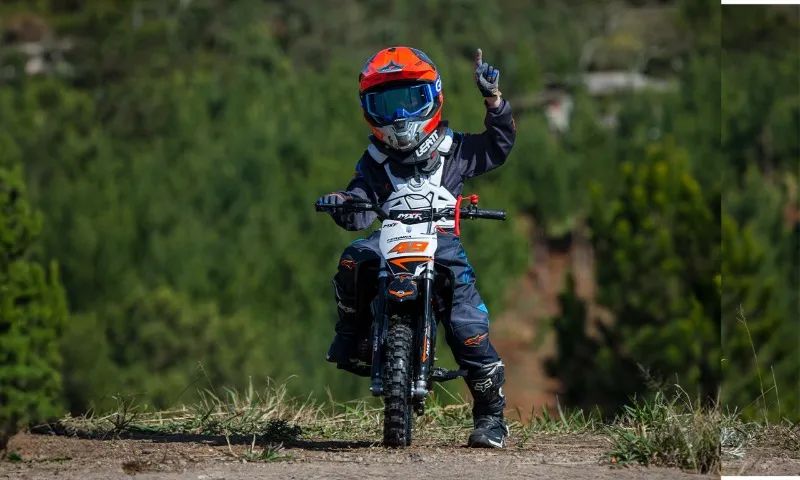 Mini Moto Eletrica Infantil com 3 Niveis de velocidade - Foto 2