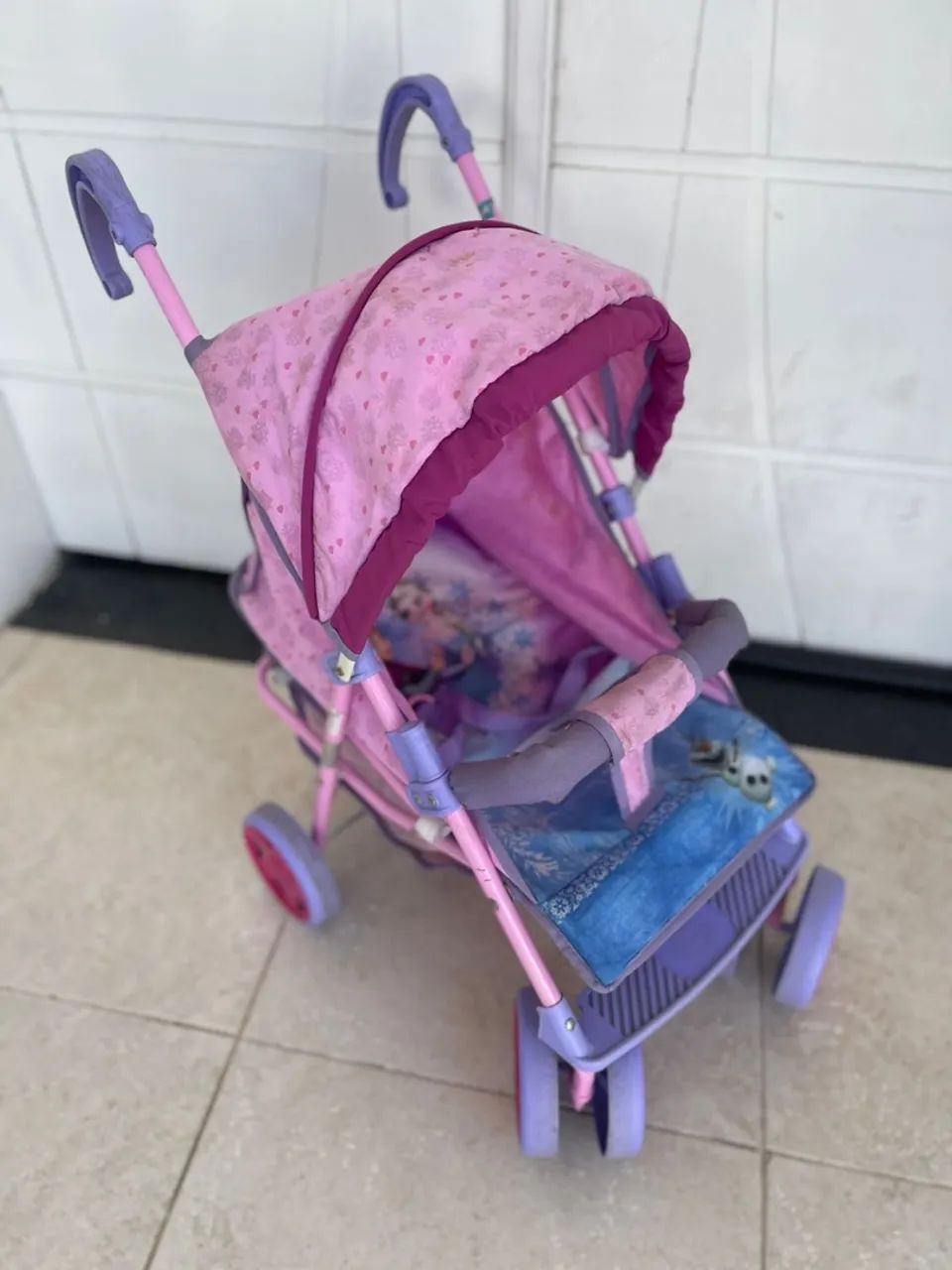 Carrinho de Boneca Frozen - Foto 2