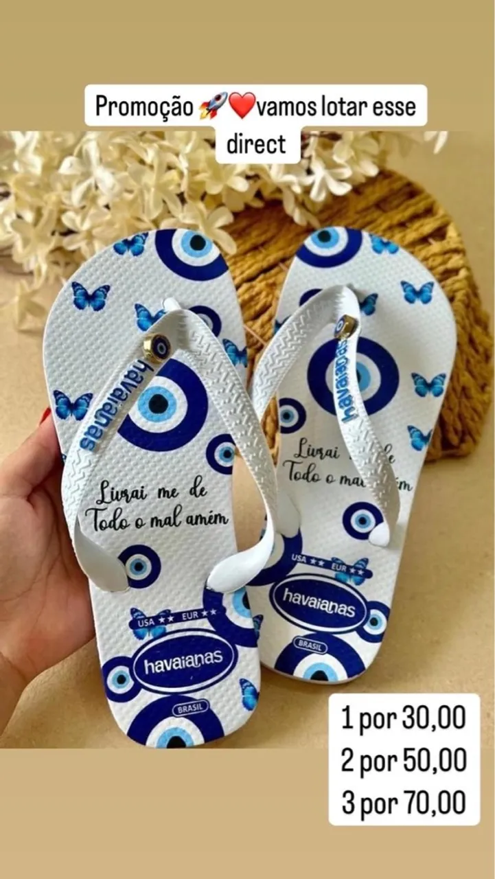 Promoção Havaianas Olho Grego - Leve a Sorte com Você!