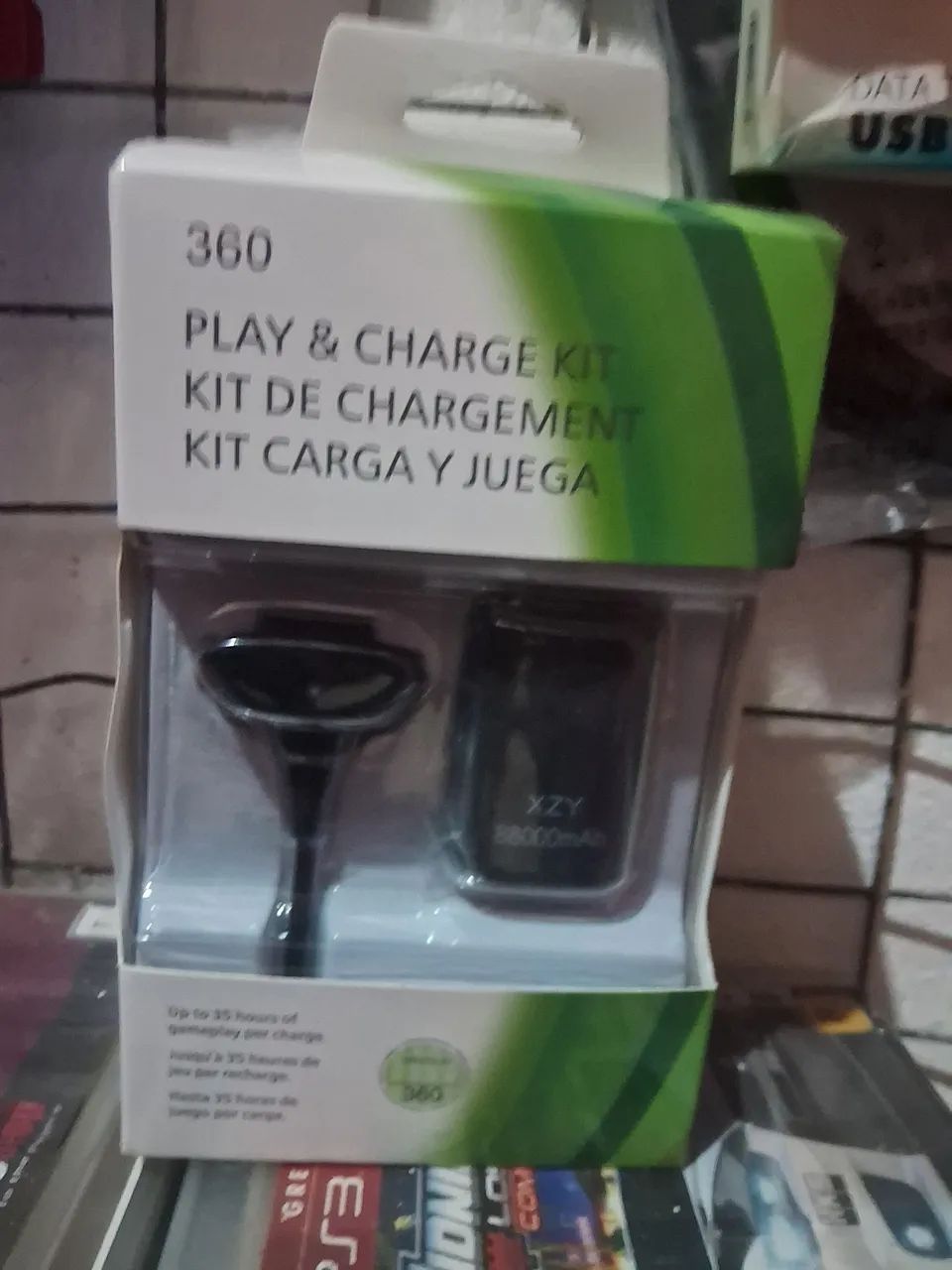 Bateria controle Xbox 360