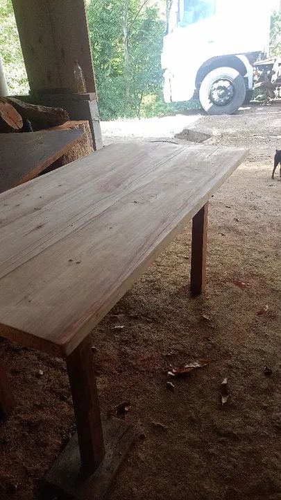 Mesa de madeira rústica para escritório427577590783027202