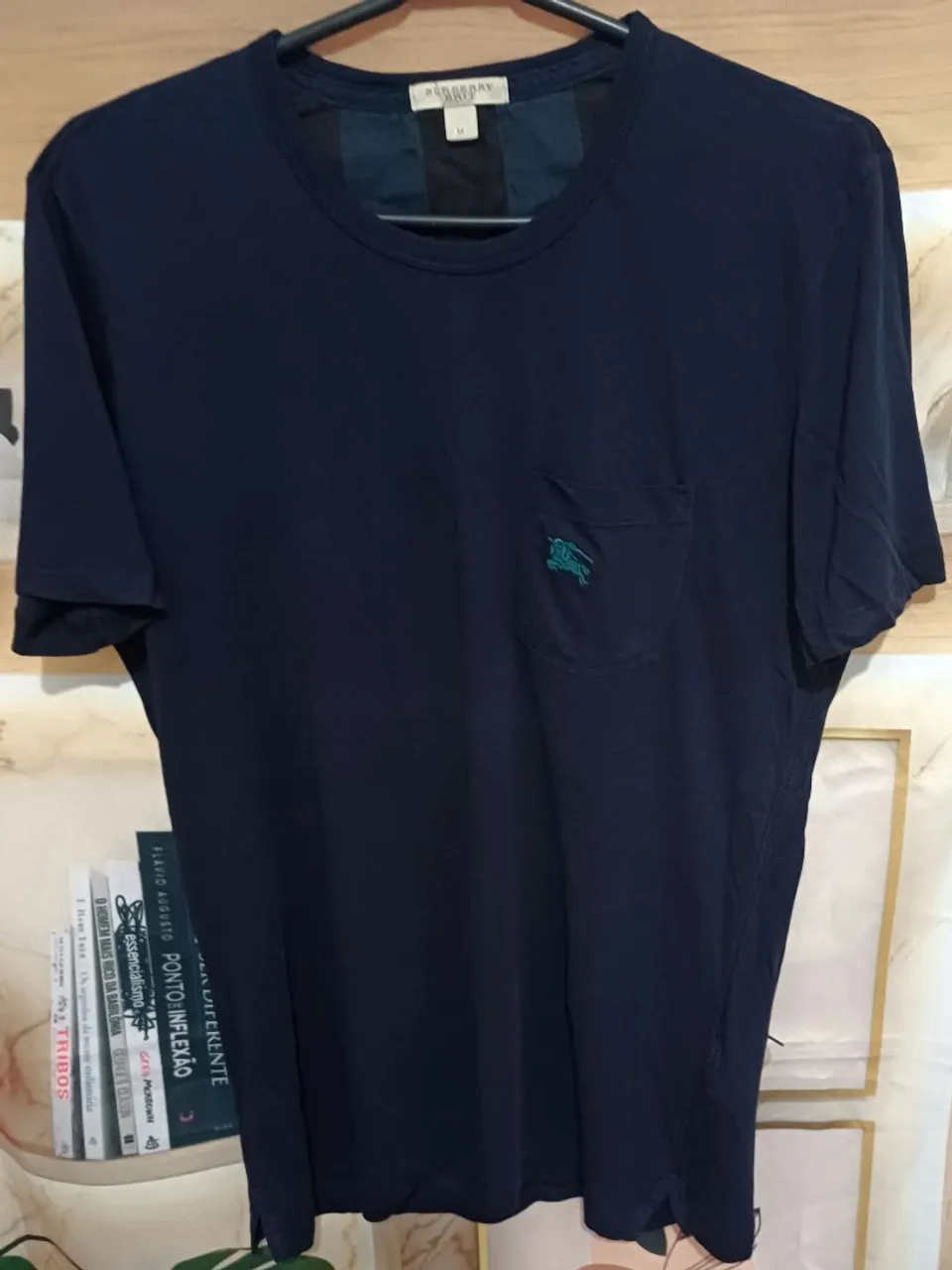 Camiseta Burberry Azul Marinho M