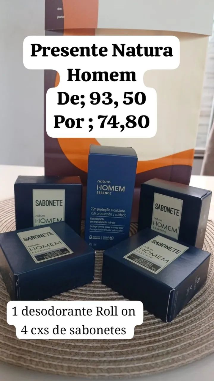 Kit Presente  Natura homem