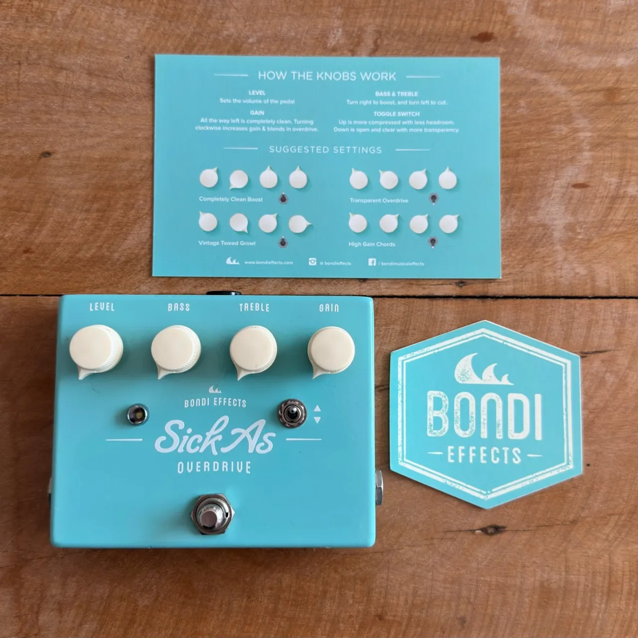 Pedal Overdrive Bondi Effects Sick As