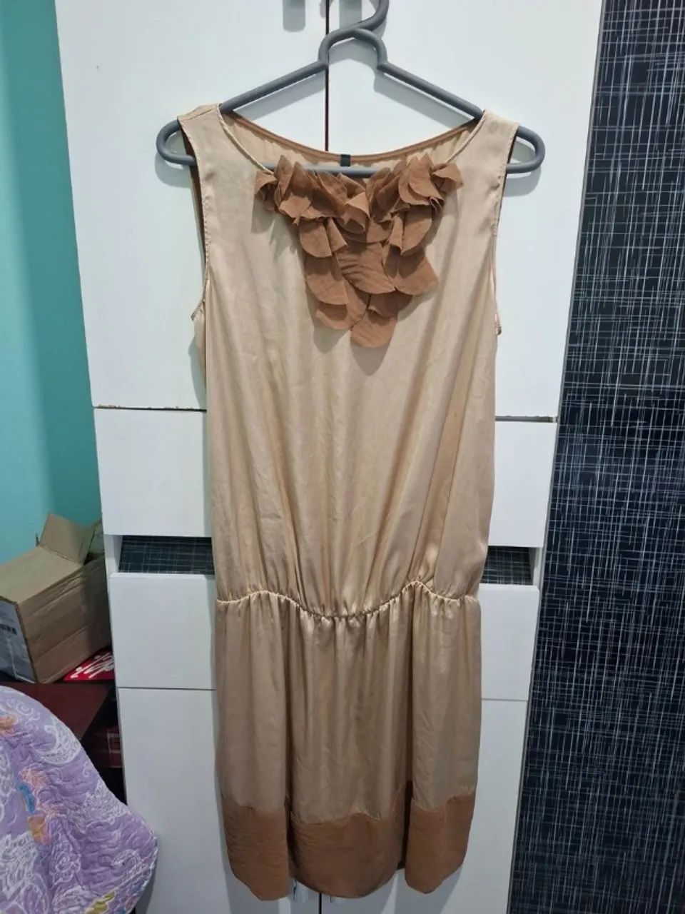 vestido marrom feminino - Foto 4