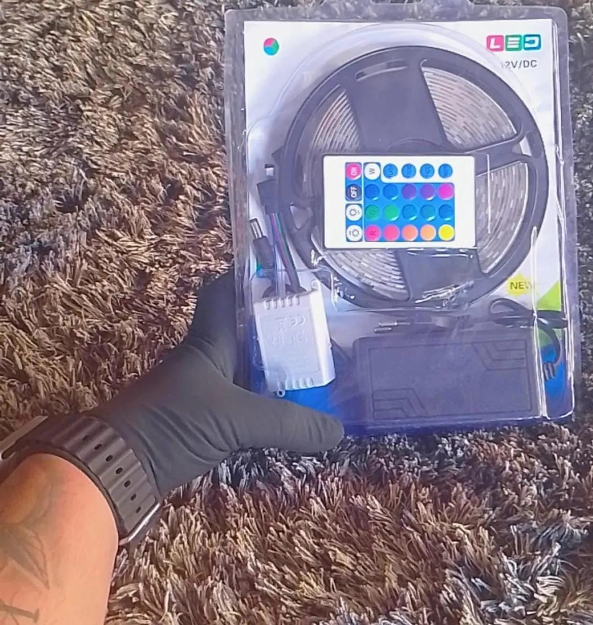 Fita LED RGB 5 Metros com Controle Remoto