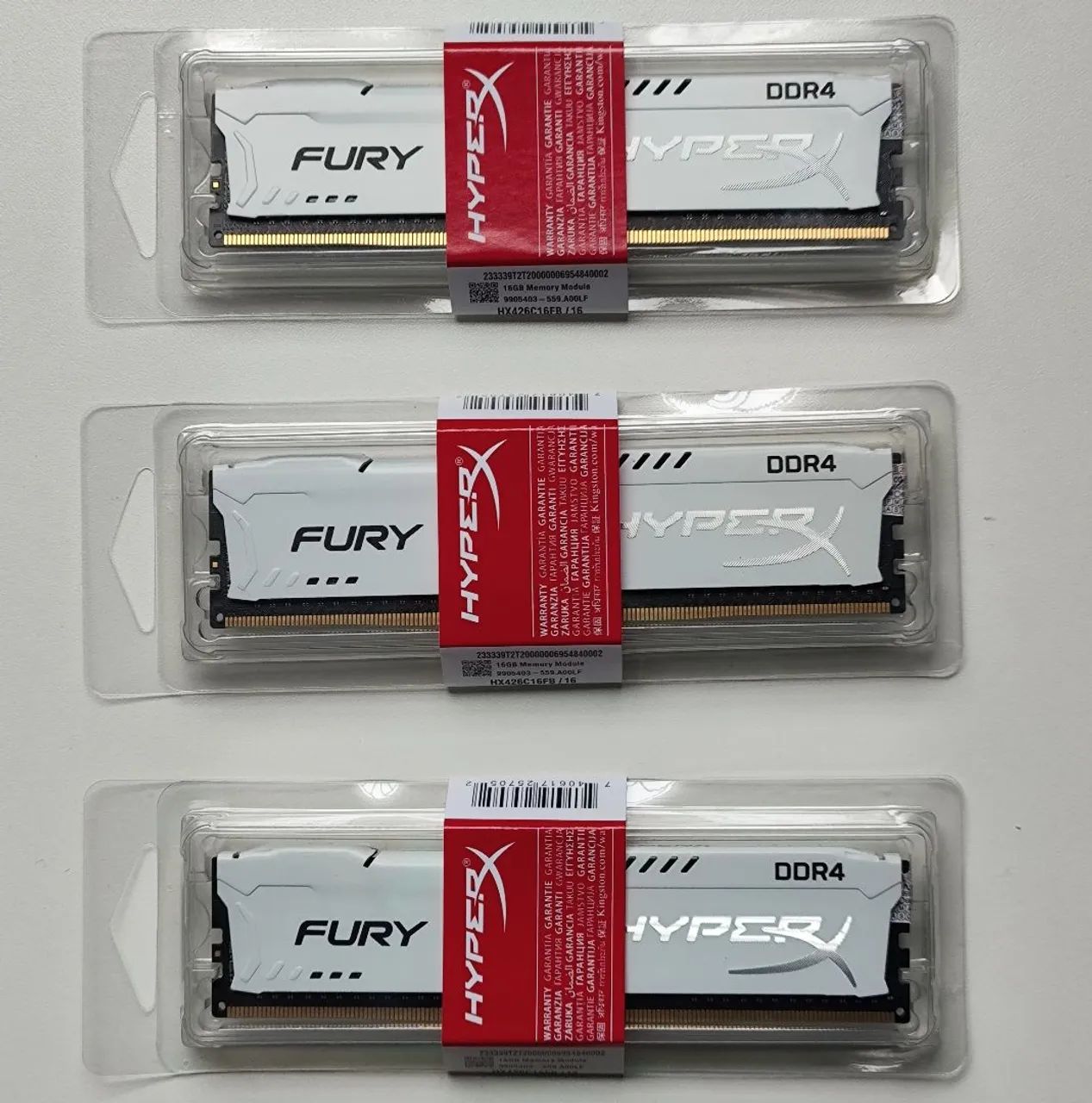 Fury 8gb Ram Hyperx Fury 16gb Ddr4 2666 Memória 16GB DDR4 2666MHz