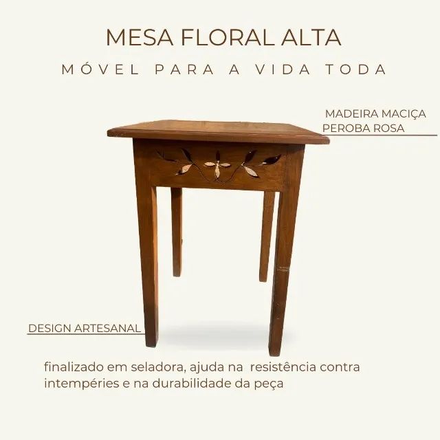 Mesa Floral Alta - Sob encomenda - Foto 3