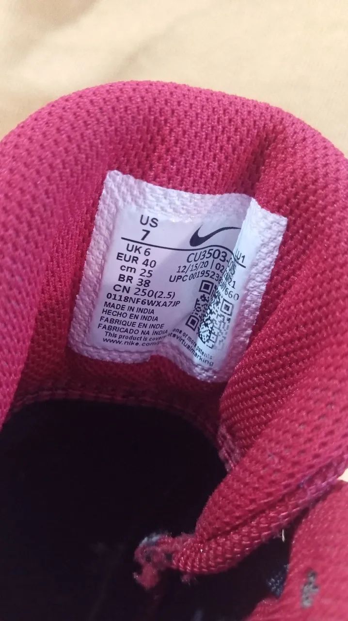 Tênis Nike Fly By Mid Original N°: 38 Calçados Esmeralda - Main Image