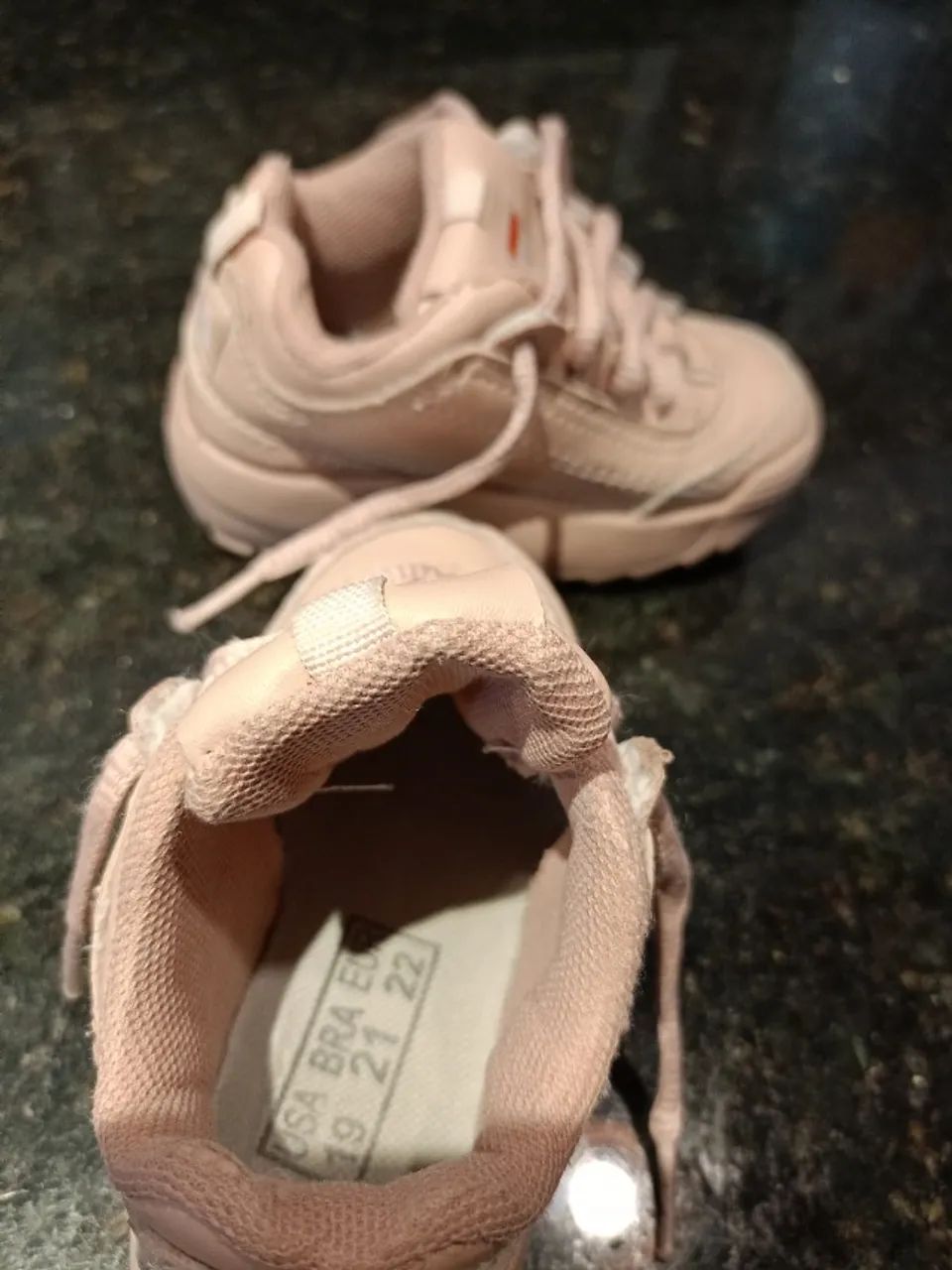 Tênis Infantil Fila Rosa - Tamanho 21