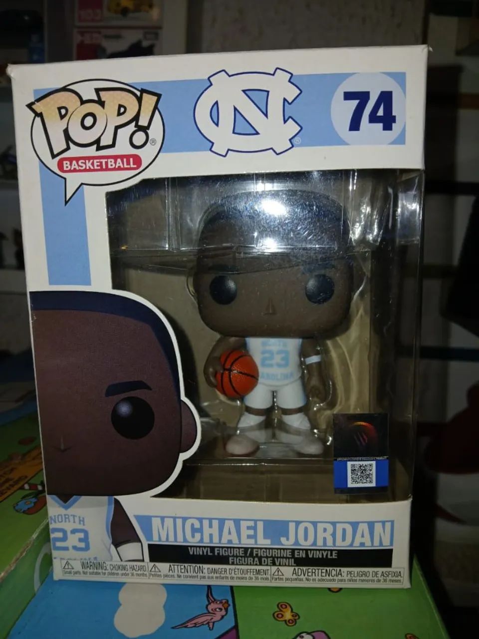 Funko Pop! Michael Jordan UNC 74 Basketball Hobbies e coleções