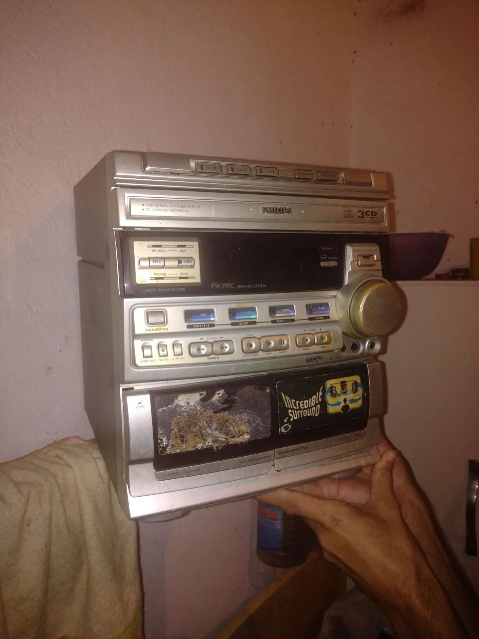 Som Philips FW 390C - Mini System - 3CD