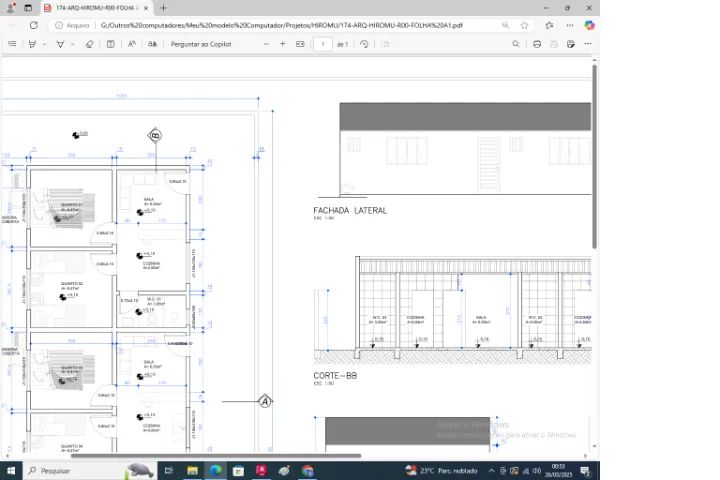 Planta Baixa, cortes - Projetos em autocad - Foto 6