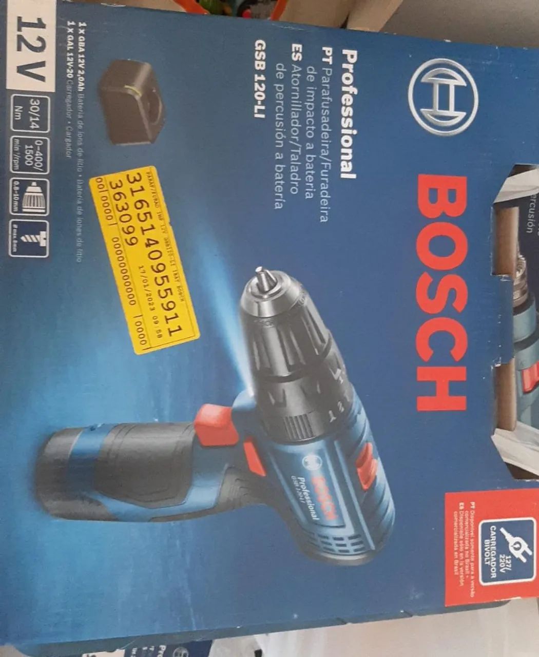 Furadeira de Impacto Bosch GSB 450 RE 450W - Foto 3