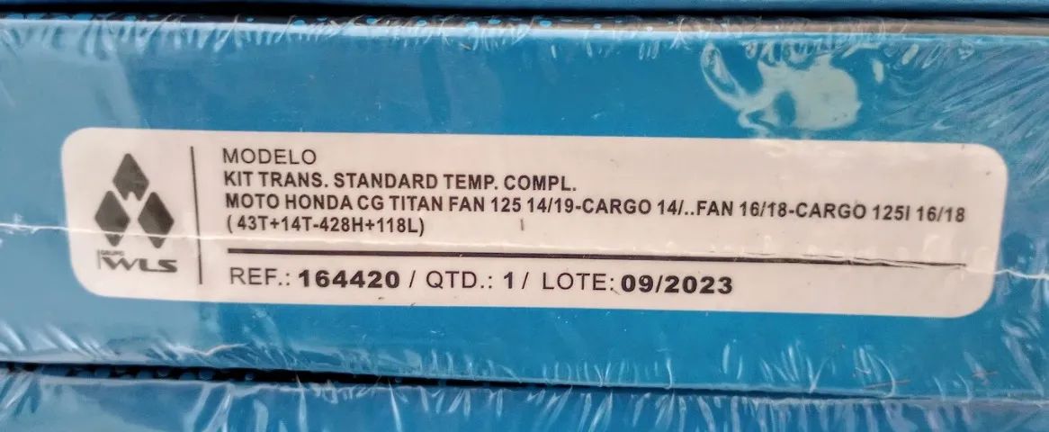 Kit Relação(Andamento) Honda CG e Titan 125 - Original Linha Dominator Vulcanbor - Foto 3