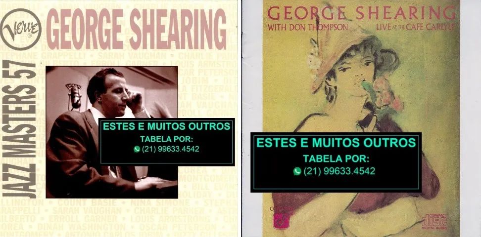 Oito CDs do pianista George Shearing - Foto 5