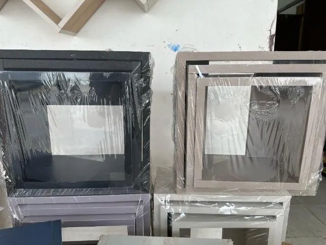 KIT COM 3 NICHOS EM MDF - DIVERSOS MODELOS E CORES! 