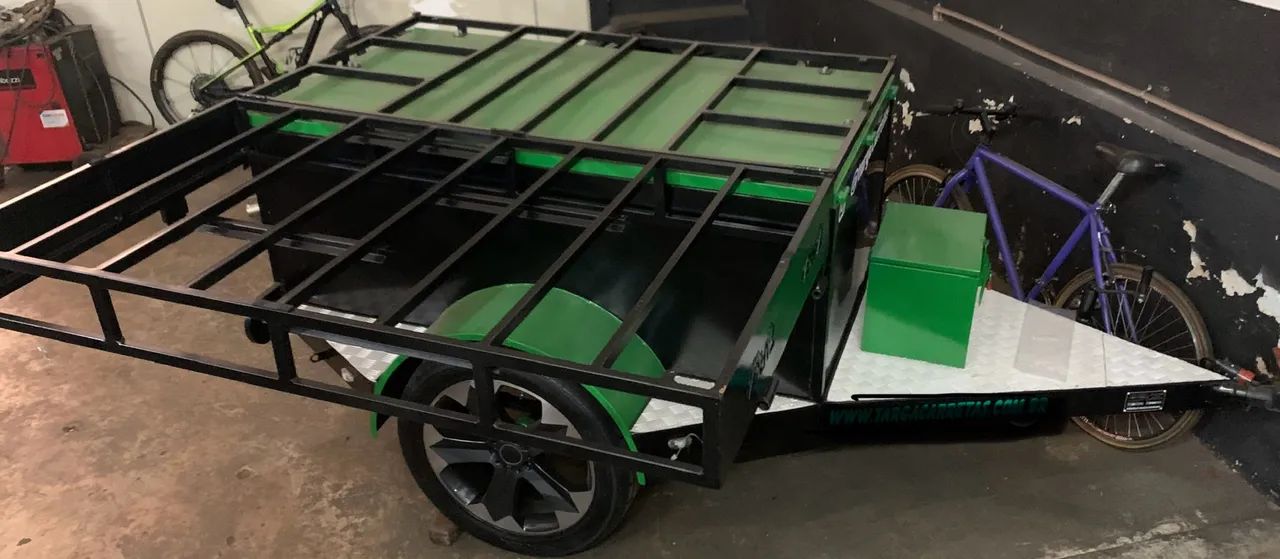 Baixou preço . Carretinha baú para bicicletas , carga e camping - Foto 4