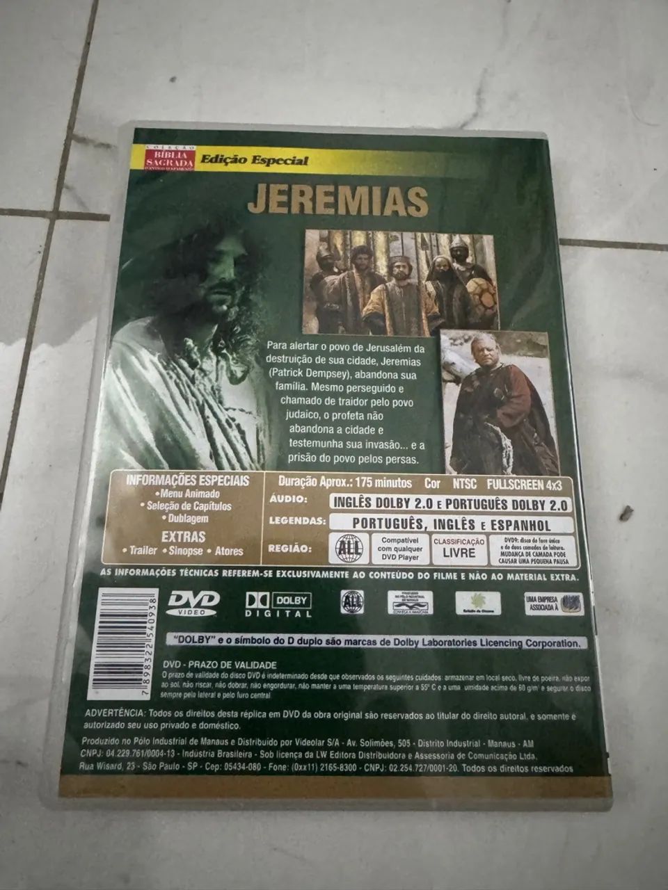 DVD Jeremias - Bíblia - Foto 2