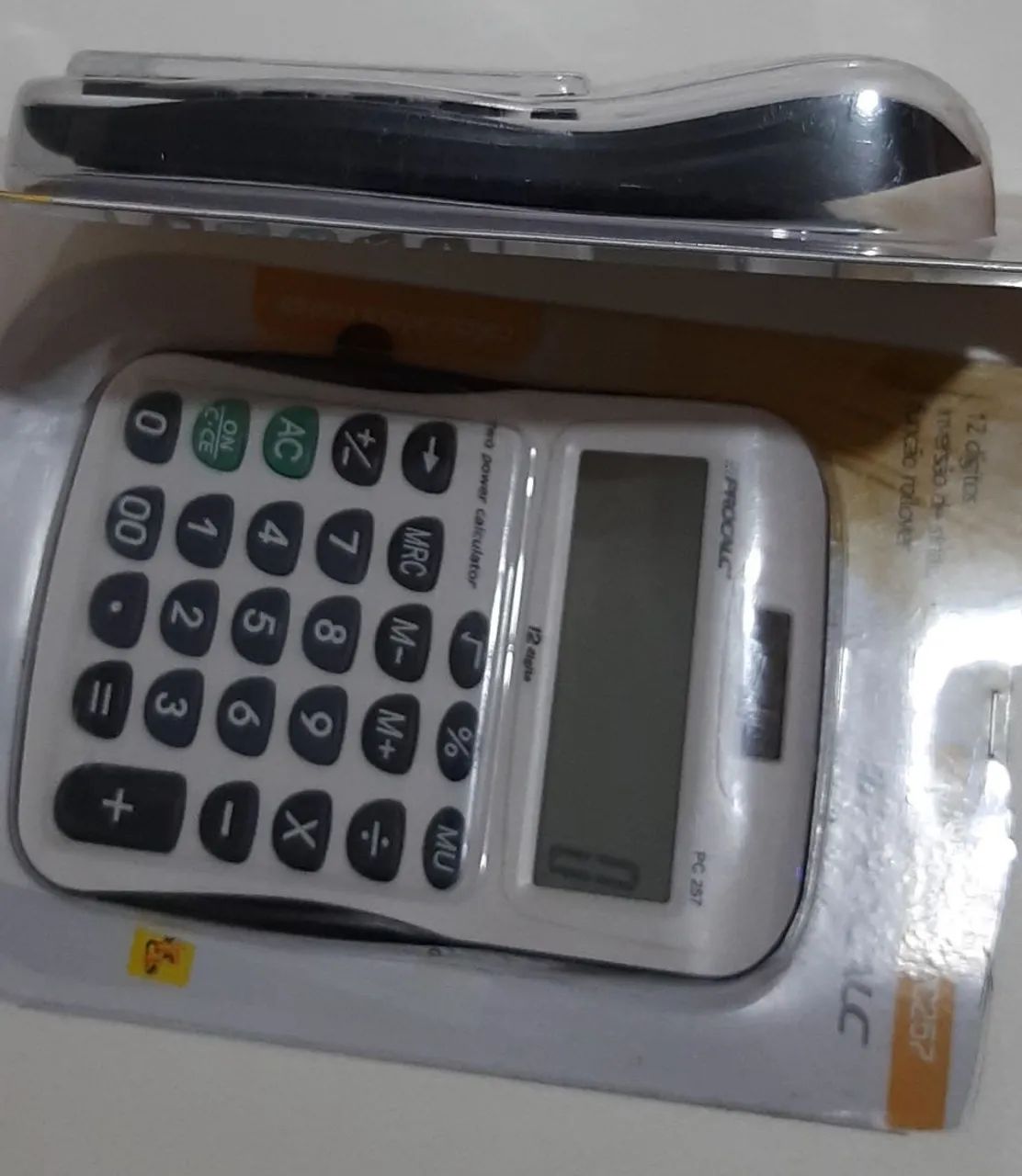Calculadora SOLAR Procalc PC257 - As duas Peças - Foto 2