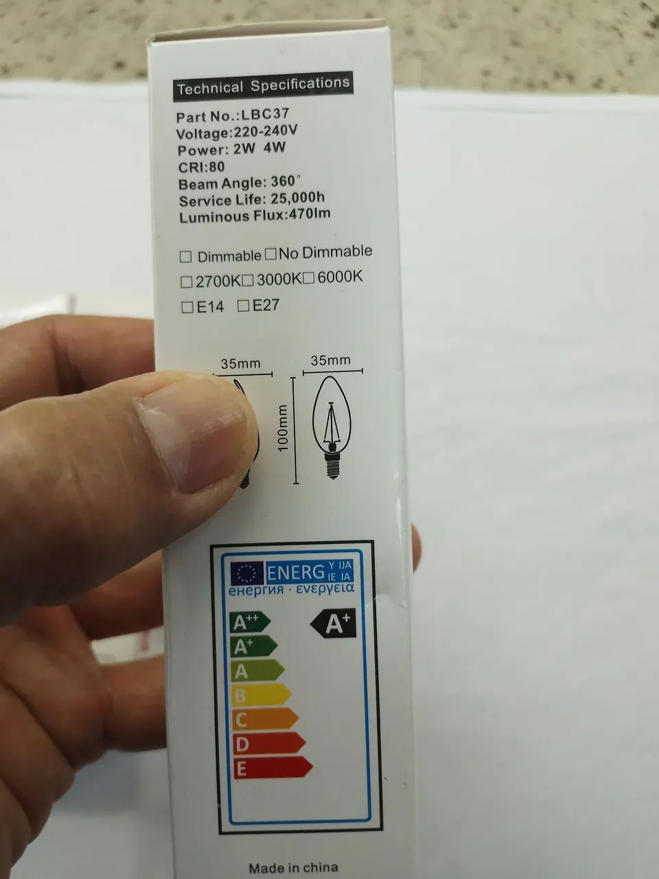 Lâmpada led bulb de 2w - Foto 3