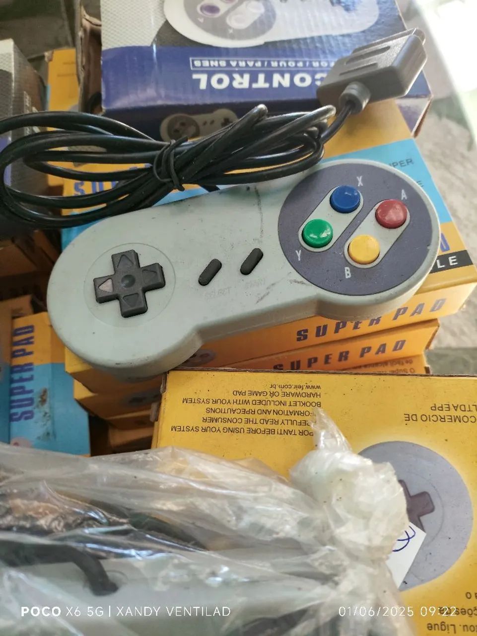 Lote de 30 controle super Nintendo  - Foto 2