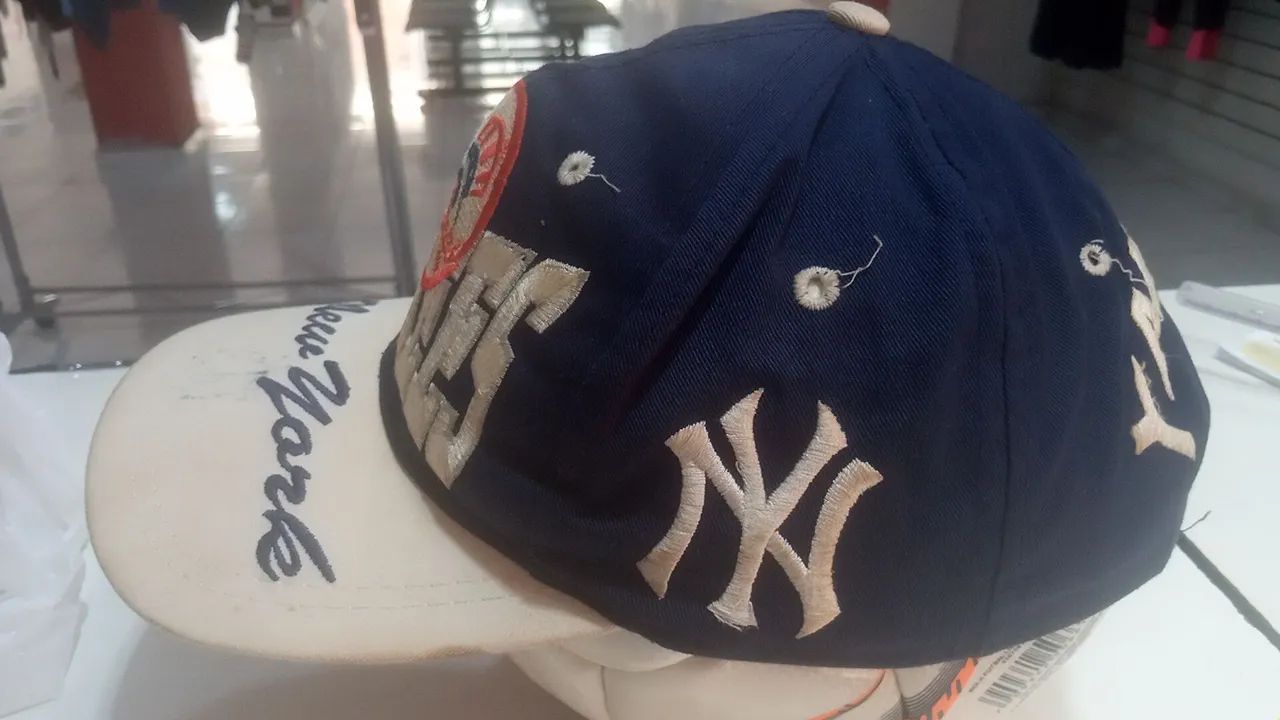BONE NEW YORK YANKEES ANOS 90 ORIGINAL  - Foto 2