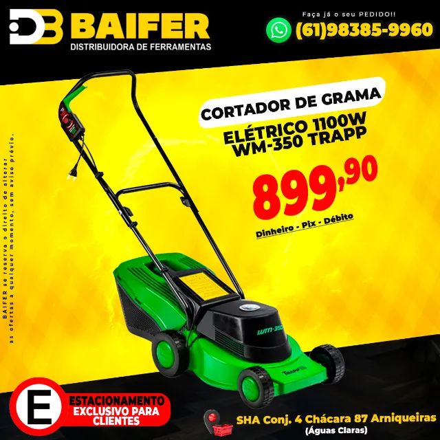 Cortador de Grama 1100w Wm-350 Trapp