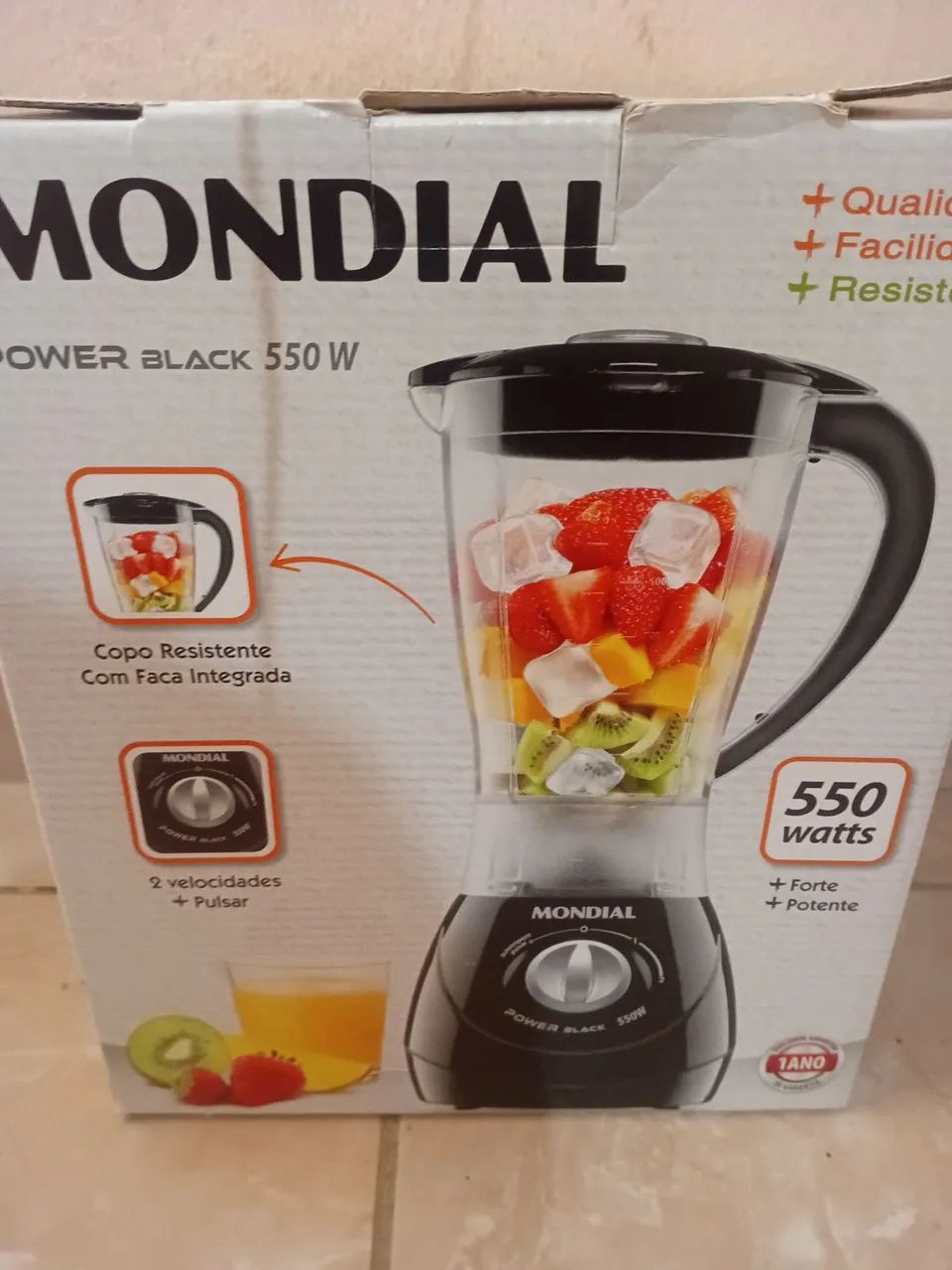 Liquidificador Mondial Power Black 550W