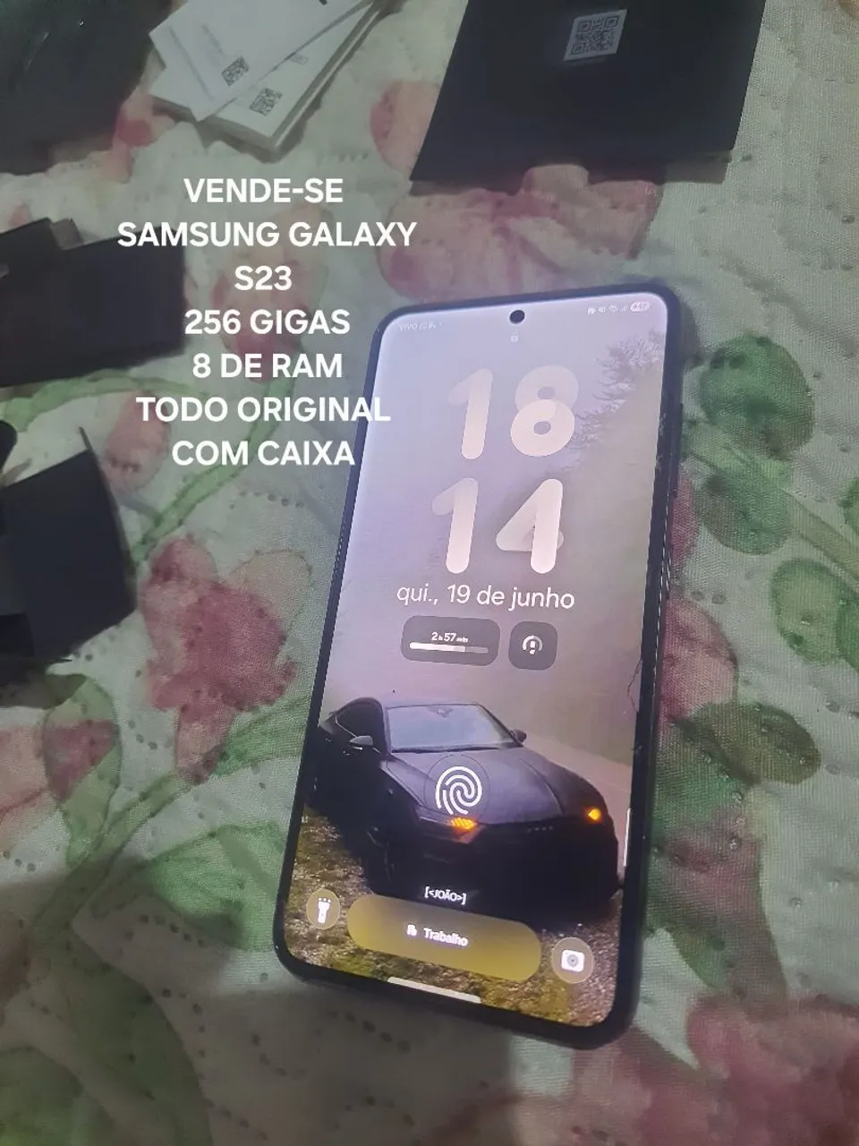 Samsung galaxy S23 troco em iphone 14